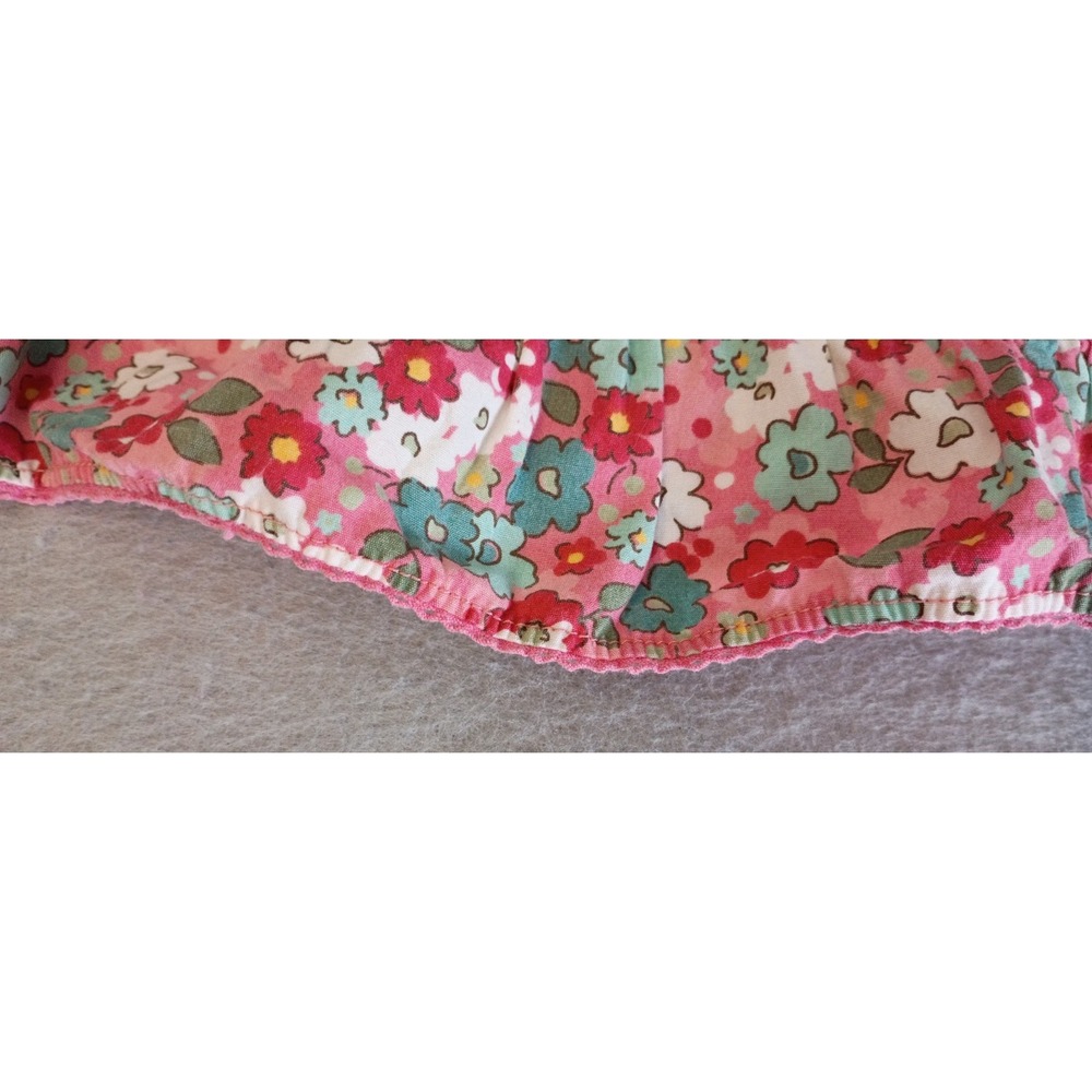 OshKosh B'Gosh Y2K Vtg Light Floral Skirt Bloomers Sz 12 Months,Pink White Green - Picture 7 of 7